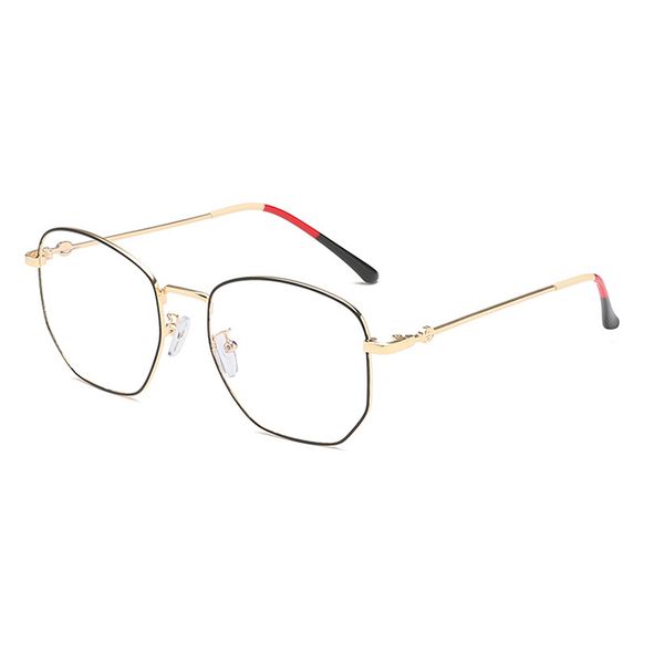 juli polygon metal blue light blocking glasses for men women optical frame computer anti reflective uv protect eyeglass 6039, White;black
juli polygon metal blue light blocking glasses for men women optical frame computer anti reflective uv protect eyeglass 6039, White;black