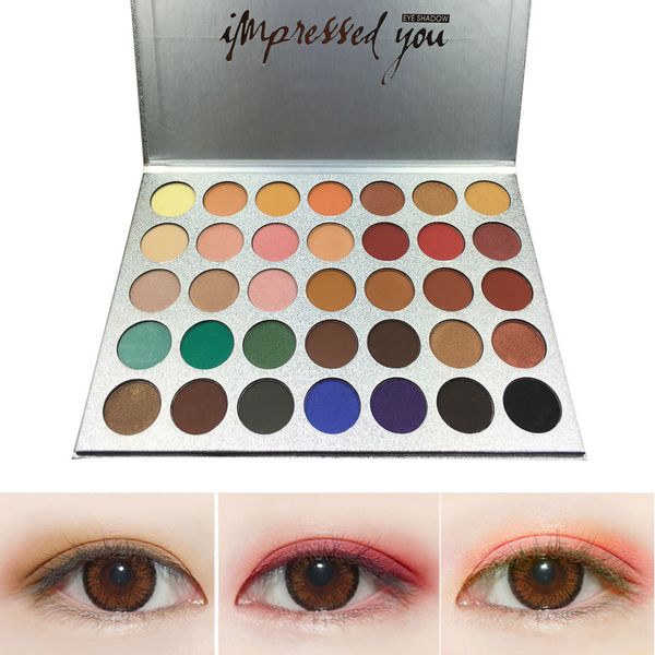 new beauty glazed 35 colors matte shimmer eyeshadow palette glitter luminous makeup tool
new beauty glazed 35 colors matte shimmer eyeshadow palette glitter luminous makeup tool