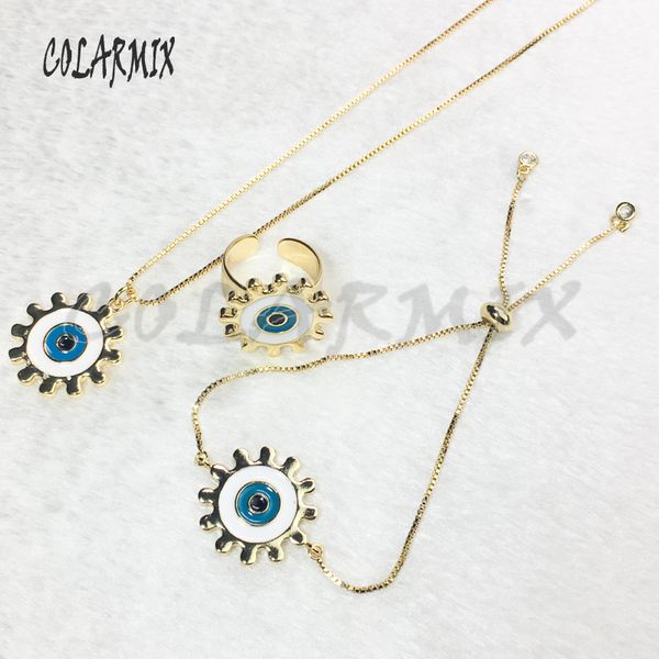 fashion eyes jewelry eye shape jewelry necklace,bracelet&rings fashion set gift for lady wholesale 5630, Silver
fashion eyes jewelry eye shape jewelry necklace,bracelet&rings fashion set gift for lady wholesale 5630, Silver