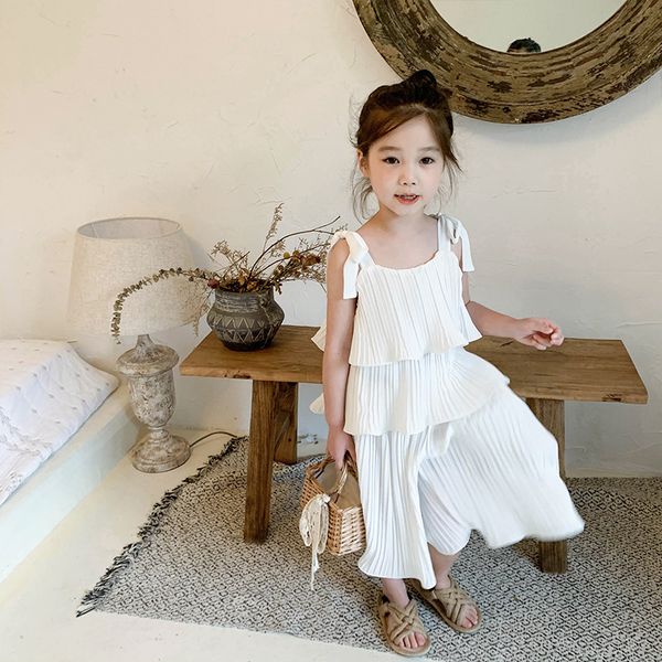 girls summer clothes set white vest +loose pants 2 pieces chiffon sleeveless sets kids casula clothing suit
girls summer clothes set white vest +loose pants 2 pieces chiffon sleeveless sets kids casula clothing suit