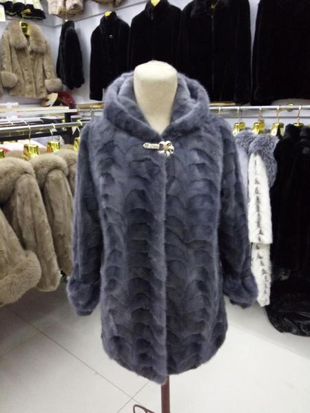 2018 winter new natural real pieces coat long outerwear coats women clothing, Black
2018 winter new natural real pieces coat long outerwear coats women clothing, Black