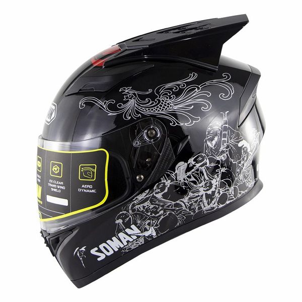 personality cool motorcycle helmet for men and women, outdoor cycling four season sports car racing horn full helmet
personality cool motorcycle helmet for men and women, outdoor cycling four season sports car racing horn full helmet