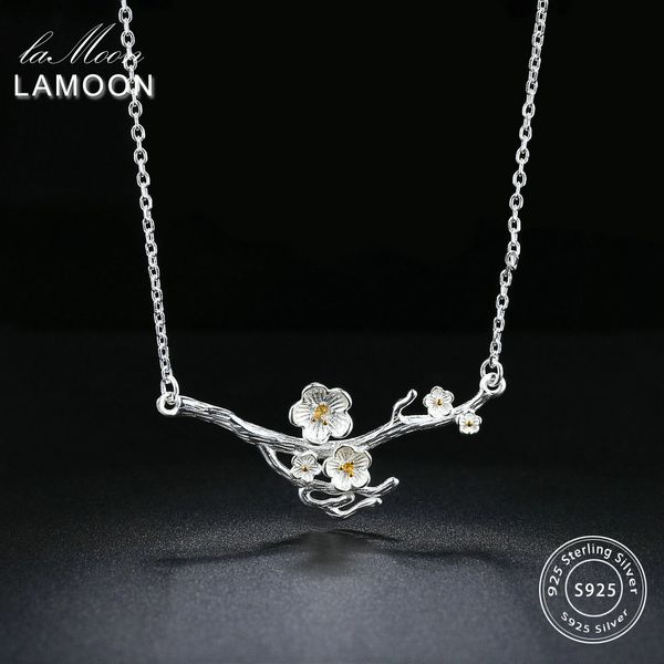lamoon новый 2-цвета сливовый цветок цветок s925 кулон ожерелье 925-стерлингового серебра изысканные ювелирные изделия для женщин свадьба lm, Silver
lamoon новый 2-цвета сливовый цветок цветок s925 кулон ожерелье 925-стерлингового серебра изысканные ювелирные изделия для женщин свадьба lm, Silver