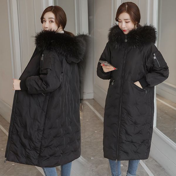 2018 fashion large size women down coats winter natural raccoon fur collar black thick casual white duck down long jackets coat
2018 fashion large size women down coats winter natural raccoon fur collar black thick casual white duck down long jackets coat
