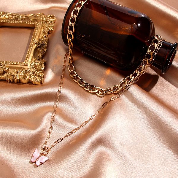 cender fashion multilayer charm cute butterfly pendant necklace female gold color flat chain choker necklace animal jewelry gift, Silver
cender fashion multilayer charm cute butterfly pendant necklace female gold color flat chain choker necklace animal jewelry gift, Silver