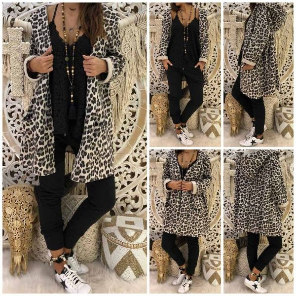 мода streetwear прохладного куртка леди leopard с капюшоном длинного пальто кардиган сыпучего outwear кимоно куртки женской, Black;brown
мода streetwear прохладного куртка леди leopard с капюшоном длинного пальто кардиган сыпучего outwear кимоно куртки женской, Black;brown