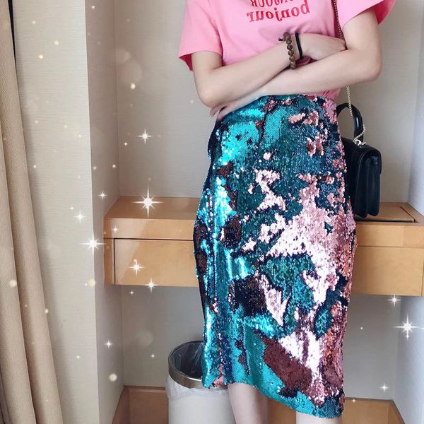 new knee long women fashion bling sequins wrap skirt elegant party slim fit match color female glitter pencil skirts, Black
new knee long women fashion bling sequins wrap skirt elegant party slim fit match color female glitter pencil skirts, Black