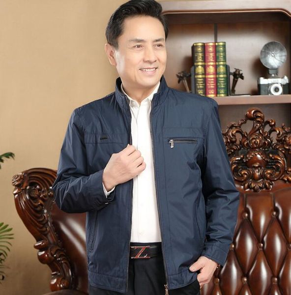middle-aged jacket men casual clothes spring autumn mens jackets and thin coats stand collar jaqueta masculina chaqueta b322, Black;brown
middle-aged jacket men casual clothes spring autumn mens jackets and thin coats stand collar jaqueta masculina chaqueta b322, Black;brown
