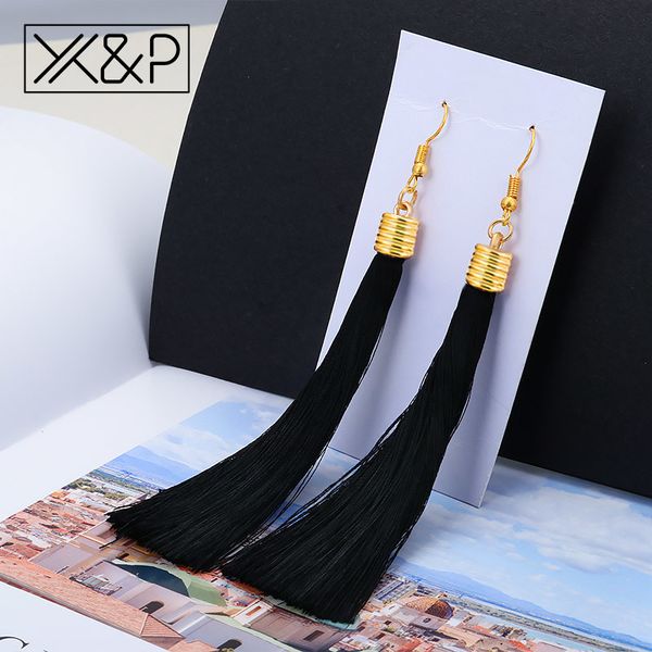 x&p fashion new ethnic tassel drop earrings for women girl vintage gold long big feather earring jewelry gift, Silver
x&p fashion new ethnic tassel drop earrings for women girl vintage gold long big feather earring jewelry gift, Silver