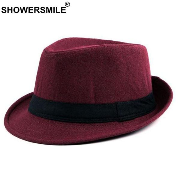showersmile бургундия fedora hat мужчины винтажная шерстяная джаз hat женщины повседневная британский стиль классический осень cap hat и гос, White
showersmile бургундия fedora hat мужчины винтажная шерстяная джаз hat женщины повседневная британский стиль классический осень cap hat и гос, White