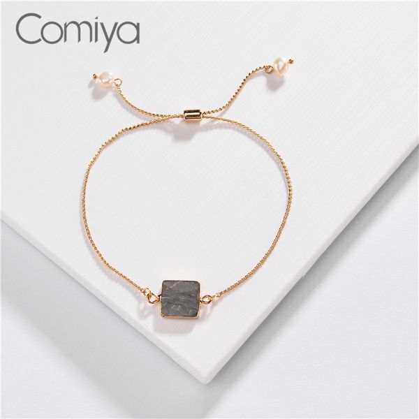 comiya zinc alloy gold color bracelets for women acrylic pearls accessories square stone fashion bracelet pulseira feminina, Black
comiya zinc alloy gold color bracelets for women acrylic pearls accessories square stone fashion bracelet pulseira feminina, Black