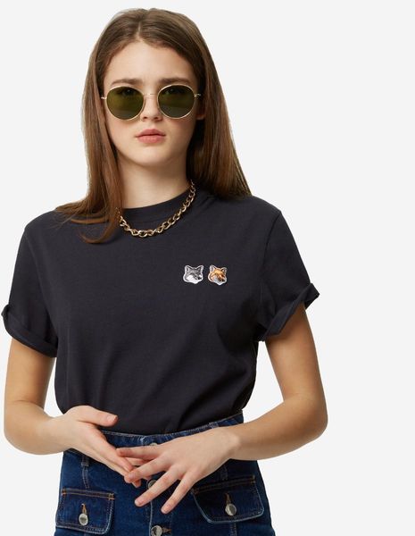 2020 designer brand embroidery two fox short sleeve round neck summer maison kitsun é tee t-shirt, White;black
2020 designer brand embroidery two fox short sleeve round neck summer maison kitsun é tee t-shirt, White;black