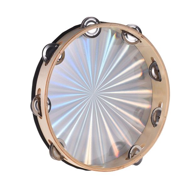 6/ 8/ 10 inch wooden radiant tambourine handbell hand drum with single row jingles reflective drum head percussion instrument
6/ 8/ 10 inch wooden radiant tambourine handbell hand drum with single row jingles reflective drum head percussion instrument