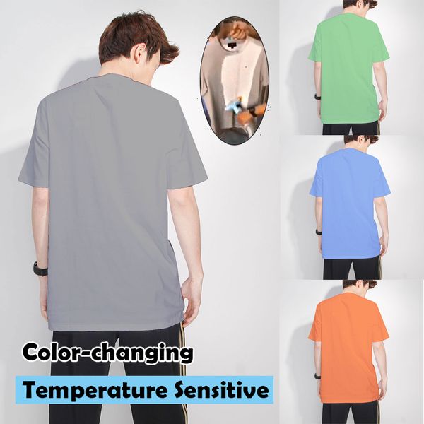 heflashor men temperature color changing gradient t-shirts men tie dye 2020 summer men's short sleeve soild color shirts, White;black
heflashor men temperature color changing gradient t-shirts men tie dye 2020 summer men's short sleeve soild color shirts, White;black
