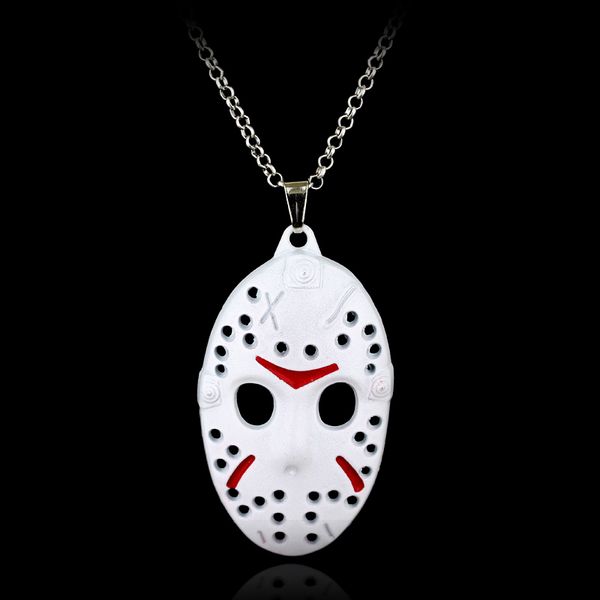 horror movie friday the 13th necklace hockey killer jason mask pendant necklace fashion men boys link chain neck lace collier, Silver
horror movie friday the 13th necklace hockey killer jason mask pendant necklace fashion men boys link chain neck lace collier, Silver