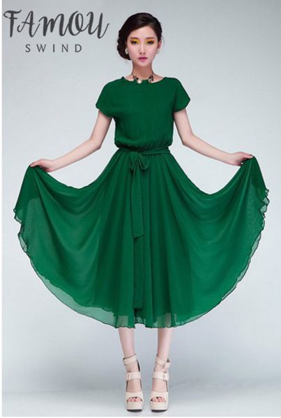 women summer dresses 2020 elastic waist large size loose chiffon bat sleeve long dress belt clothing vestidos lbd6346, Black;gray
women summer dresses 2020 elastic waist large size loose chiffon bat sleeve long dress belt clothing vestidos lbd6346, Black;gray