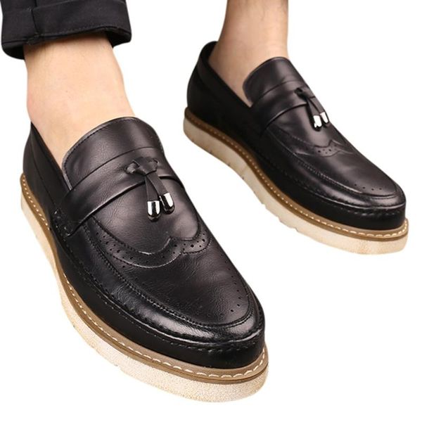 kancoold leather casual shoes british vintage slip-on shoes men solid breathable spring/autumn comfortable casual men 1212, Black
kancoold leather casual shoes british vintage slip-on shoes men solid breathable spring/autumn comfortable casual men 1212, Black