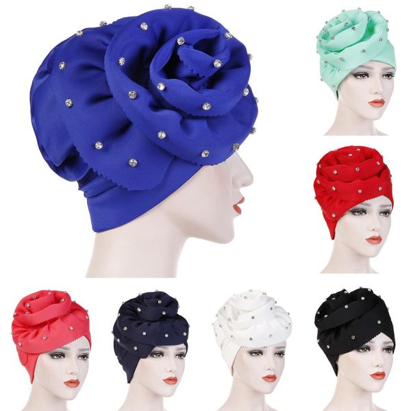 women rhinestone big flower cotton chemo cap turban hats muslim head scarf wrap islamic bonnet beanie skullies hair loss fashion, Blue;gray
women rhinestone big flower cotton chemo cap turban hats muslim head scarf wrap islamic bonnet beanie skullies hair loss fashion, Blue;gray