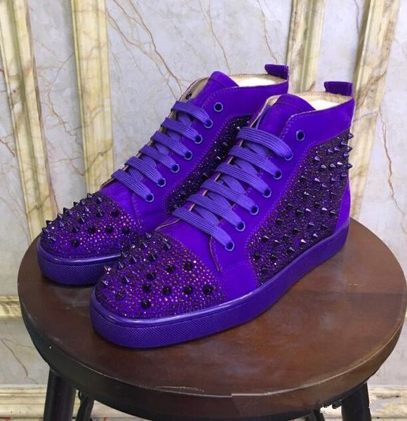 2019 famous brand men women red bottom shoes fashion studded spikes flats sneakers comfortable party ,lovers genuine leather casual shoes, Black
2019 famous brand men women red bottom shoes fashion studded spikes flats sneakers comfortable party ,lovers genuine leather casual shoes, Black