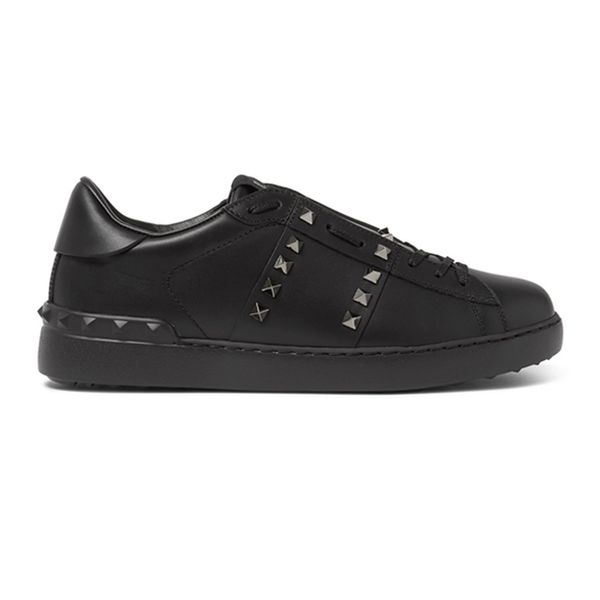 women men rivets flats comfort casual shoe weaving leather patchwork trendy designer luxury shoes studded skateboarding tennis sneakerst05, Black
women men rivets flats comfort casual shoe weaving leather patchwork trendy designer luxury shoes studded skateboarding tennis sneakerst05, Black