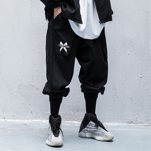national fashion functional wind cargo pants men spring and autumn baggy large popular insta-leg haroon pants hip hop long, Black
national fashion functional wind cargo pants men spring and autumn baggy large popular insta-leg haroon pants hip hop long, Black