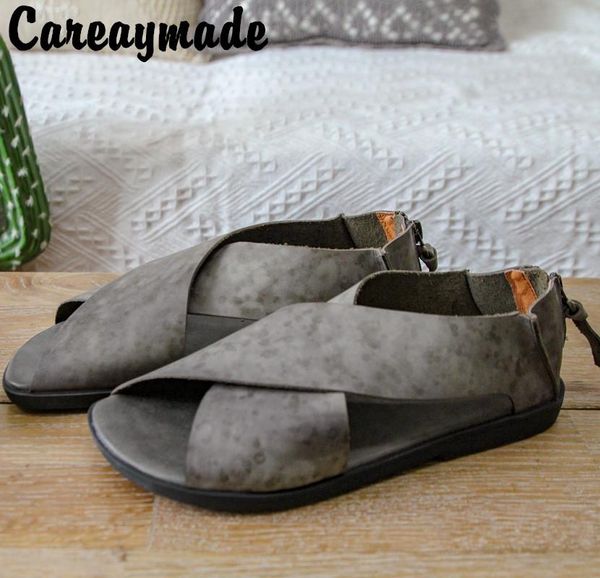 careaymade-summer new genuine leather cross-open toe soft leather back zip low heel shoes,breathable comfortable women's sandals, Black
careaymade-summer new genuine leather cross-open toe soft leather back zip low heel shoes,breathable comfortable women's sandals, Black