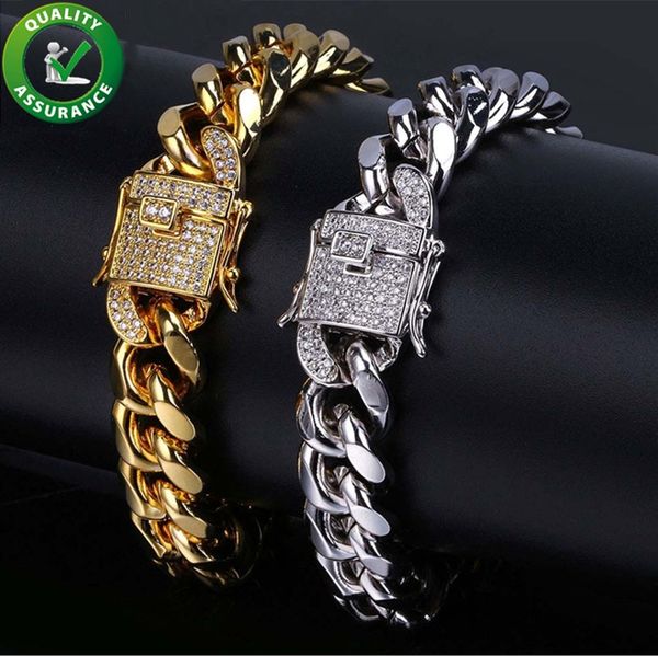 mens bracelets hip hop jewelry love bangle 12mm 18k gold plated cuban chain diamond bracelet clasp iced out paved rhinestones cz rapper link, Black
mens bracelets hip hop jewelry love bangle 12mm 18k gold plated cuban chain diamond bracelet clasp iced out paved rhinestones cz rapper link, Black