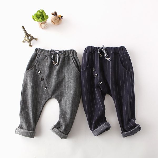 kids spring autumn clothes children pants for baby boys harem pants stripes three buttons 2019, Blue
kids spring autumn clothes children pants for baby boys harem pants stripes three buttons 2019, Blue