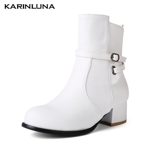 karinluna fashion large sizes 32-48 square heels western boots shoes woman casual retro autumn winter ankle boots women, Black
karinluna fashion large sizes 32-48 square heels western boots shoes woman casual retro autumn winter ankle boots women, Black