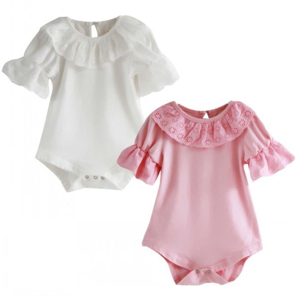 Newborn Baby Girls Lace Romper Short Sleeve Summer Clothing Set for Little Lady Fashion O Neck Jumpsuit Solid Clothes Set
Newborn Baby Girls Lace Romper Short Sleeve Summer Clothing Set for Little Lady Fashion O Neck Jumpsuit Solid Clothes Set