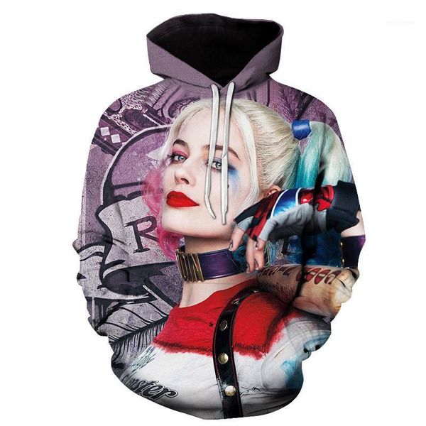 long sleeve hooded sweatshirts fashion male clothing suicide squad mens luxury hoodies pullover printed o neck, Black
long sleeve hooded sweatshirts fashion male clothing suicide squad mens luxury hoodies pullover printed o neck, Black