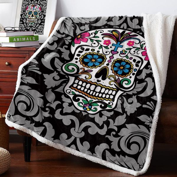 sugar skull art with retro pattern background warm soft blanket office sofa plush blanket bedspreads quilt drop ship
sugar skull art with retro pattern background warm soft blanket office sofa plush blanket bedspreads quilt drop ship