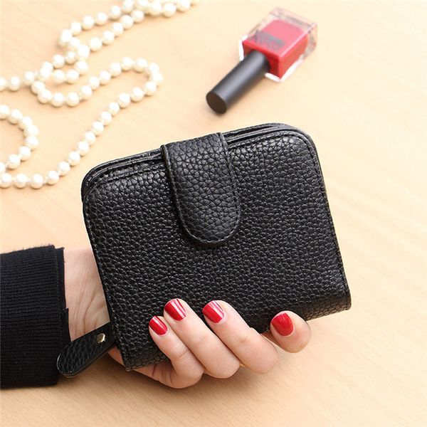 women wallets fashion wild short lychee pattern solid color card clutch monedero mujer carteira feminina portefeuille femme, Red;black
women wallets fashion wild short lychee pattern solid color card clutch monedero mujer carteira feminina portefeuille femme, Red;black