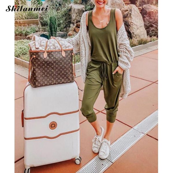 women fashion nine point pants off shoulder o neck sleeveless casual bodysuit ladies slim high waist overalls playsuit, Black;white
women fashion nine point pants off shoulder o neck sleeveless casual bodysuit ladies slim high waist overalls playsuit, Black;white
