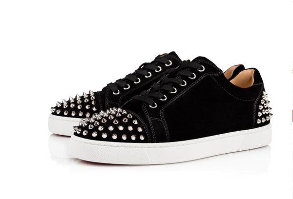 red bottom sneakers casual shoes mens womens low silver designer full spikes roller boat flats skateboard loafers design man woman shoe, Black
red bottom sneakers casual shoes mens womens low silver designer full spikes roller boat flats skateboard loafers design man woman shoe, Black