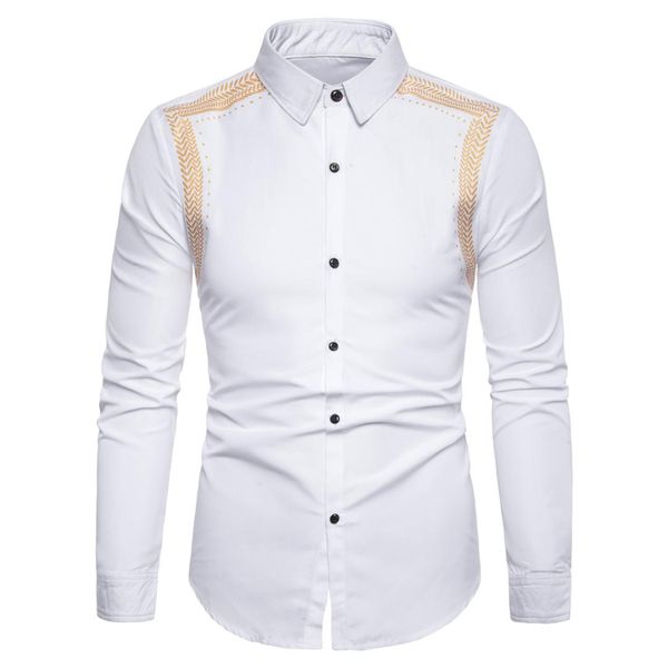 men's casual shirts 2021 fashion long sleeve shirt slim social business brand clothing soft and comfortable, White;black
men's casual shirts 2021 fashion long sleeve shirt slim social business brand clothing soft and comfortable, White;black