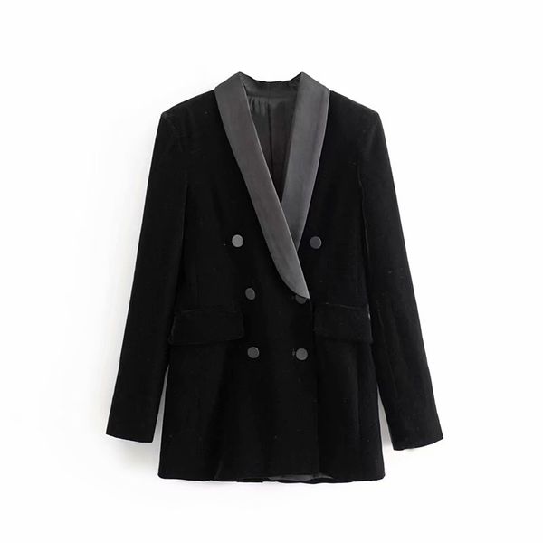 woman 2019 velvet dress suit coat autumn winter minimalist girl simple suits coat chic v-neck buttons pockets female suits, White;black
woman 2019 velvet dress suit coat autumn winter minimalist girl simple suits coat chic v-neck buttons pockets female suits, White;black