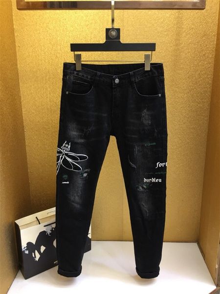 new arrivals mens famous classic luxury brand jeans designers design embroidery slim stretch jeans motorcycle trousers pants size 28-36, Blue
new arrivals mens famous classic luxury brand jeans designers design embroidery slim stretch jeans motorcycle trousers pants size 28-36, Blue