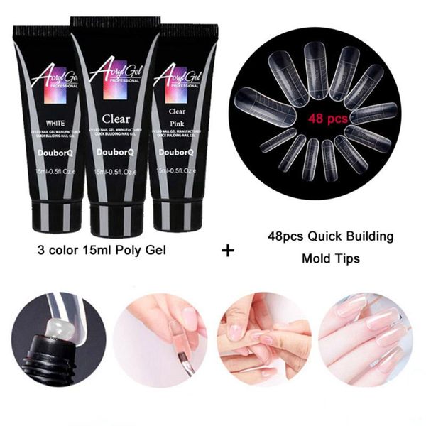 nail extension + 48pcs quick building mold tips gel builder set quick nail art tools
nail extension + 48pcs quick building mold tips gel builder set quick nail art tools