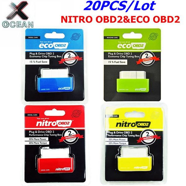 20pcs ecoobd2 for benzine cars yellow&green nitro obd2 for diesel cars blue&red ecu chip tuning box lower fuel & lower emission
20pcs ecoobd2 for benzine cars yellow&green nitro obd2 for diesel cars blue&red ecu chip tuning box lower fuel & lower emission