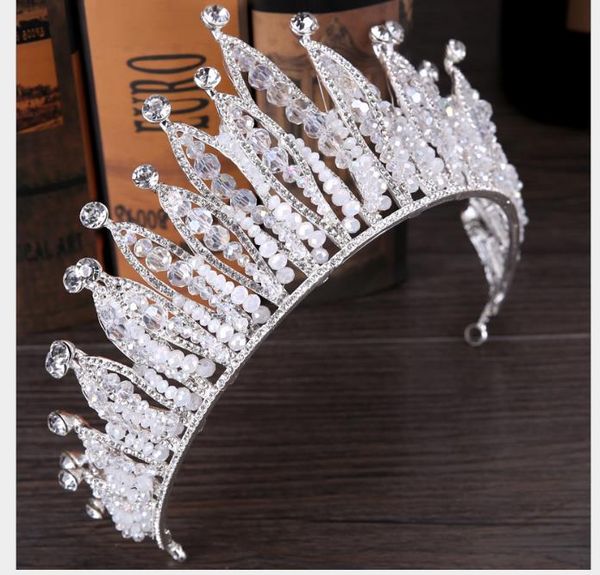 beautiful headdress baroque crown bride crown european-style bridal hairband, Slivery;golden
beautiful headdress baroque crown bride crown european-style bridal hairband, Slivery;golden