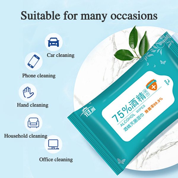 75% alcohol wet wipes 10pcs/pack disinfection portable alcohol swabs pads wipes antiseptic cleanser cleaning sterilization wholesale
75% alcohol wet wipes 10pcs/pack disinfection portable alcohol swabs pads wipes antiseptic cleanser cleaning sterilization wholesale