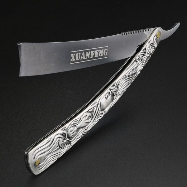 xuanfeng stainless steel shaving beard hair cutting eyebrow shaping shaving knife straight edge barber razor
xuanfeng stainless steel shaving beard hair cutting eyebrow shaping shaving knife straight edge barber razor