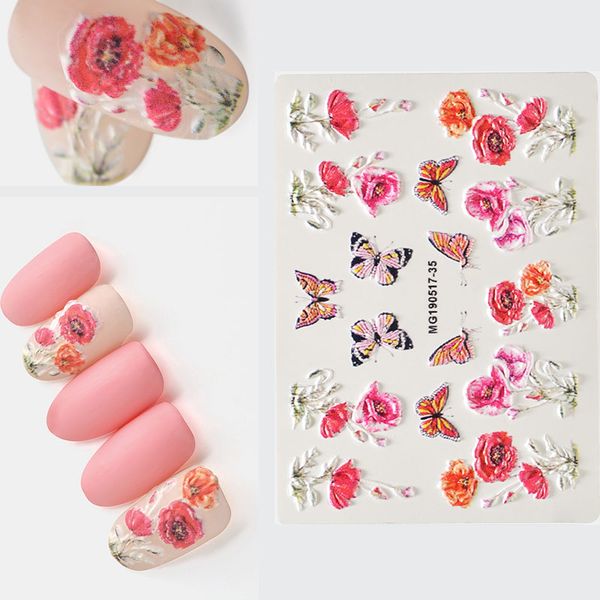 3d acrylic engraved flower nail sticker flower dragonfly leaves water decals empaistic nail water slide decals z0135, Black
3d acrylic engraved flower nail sticker flower dragonfly leaves water decals empaistic nail water slide decals z0135, Black