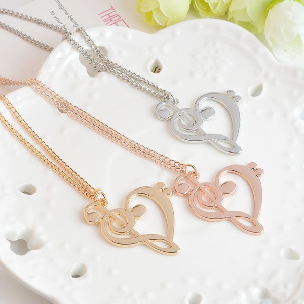 love note pendant necklaces music note heart of treble and bass clef necklace women infinity charm vintage statement necklace party jewelry, Silver
love note pendant necklaces music note heart of treble and bass clef necklace women infinity charm vintage statement necklace party jewelry, Silver