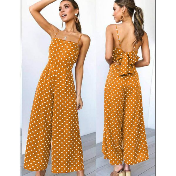 sleeveless backless boho bow-knot dot jumpsuits homewear women 2020 summer romper beach club elegant overalls dropshipping, Black;white
sleeveless backless boho bow-knot dot jumpsuits homewear women 2020 summer romper beach club elegant overalls dropshipping, Black;white