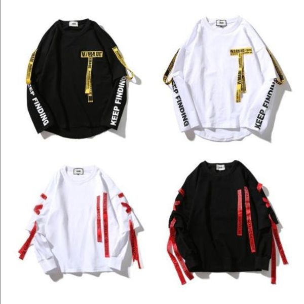 letter ribbon mens designer hoodies casual street style hip hop long sleeved crew neck pullover sweatshirts fashion men hoodies, Black
letter ribbon mens designer hoodies casual street style hip hop long sleeved crew neck pullover sweatshirts fashion men hoodies, Black