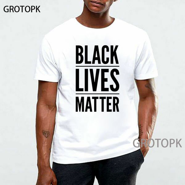 men's t-shirts black lives matter t-shirt casual cotton short sleeve men women clothing activist movement, White;black
men's t-shirts black lives matter t-shirt casual cotton short sleeve men women clothing activist movement, White;black