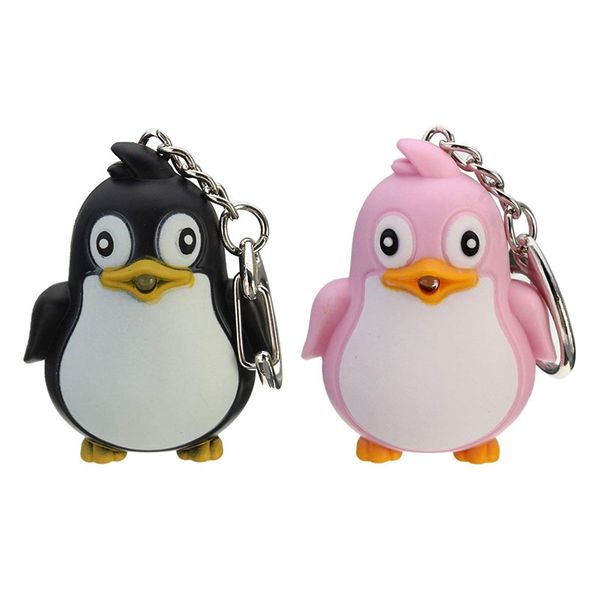 2 pcs cute penguin keyring led torch with sound keychain christmas xmas party favors bag fillers gifts fun toys for kids and adu, Silver
2 pcs cute penguin keyring led torch with sound keychain christmas xmas party favors bag fillers gifts fun toys for kids and adu, Silver