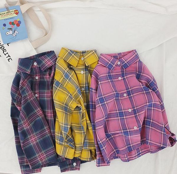 2019 new wholesale girls plaid shirt cotton autumn full sleeve fashion girls blouse 1-6 years hx90, White;black
2019 new wholesale girls plaid shirt cotton autumn full sleeve fashion girls blouse 1-6 years hx90, White;black